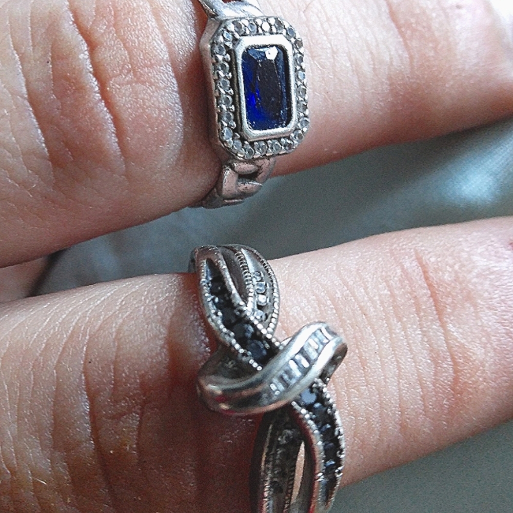 Womens Sterling Rings size 5&6 or 6&7